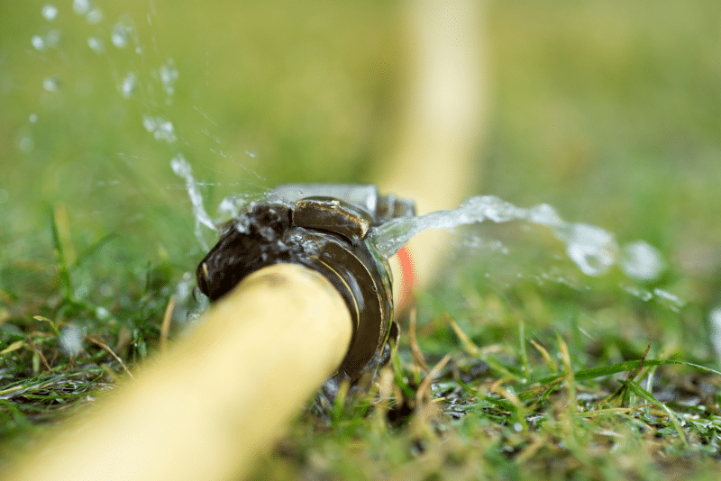 sprinkler system leak